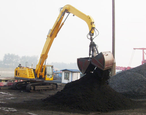 Appareils de manutention de charbon de 60 tonnes manipulant l'équipement de rechargement pour l'usine sidérurgique
