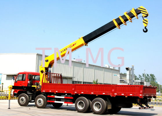 qualité  Economical Heavy Things Lift Truck Loader Crane , 16 Ton Truck With Crane usine