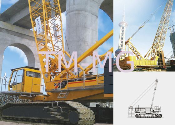 qualité  Jib Tracked Hydraulic Crawler Crane QUY130, Knuckle Boom Crane for Lifting Heavy Things usine