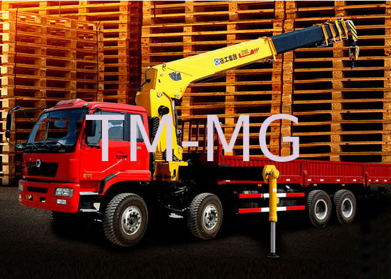 Grue télescopique mobile de camion de boom, 16T 80 l/min d'écoulement d'huile