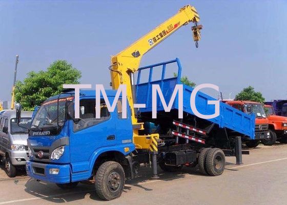 les choses 6.3T lourdes durables soulevant le camion télescopique de boom ont monté la grue
